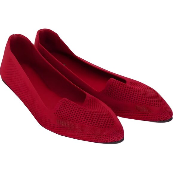 MIA Corrine Knit Ballet Flats Red Women’s Slip-On Comfort Shoes US 8.5M - Picture 4 of 6